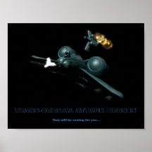 Trans-Orbital Attack Drones Motivational Poster