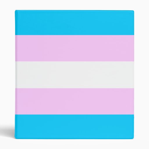 Trans pride binder Zazzle