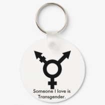 trans symbol, Someone I love is Transgender. keychains by alexjakes trans symbol, Someone I love is Transgender. keychains