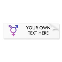 TRANS UNIVERSAL SYMBOL BUMPER STICKERS