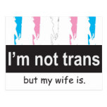 Trans Wife Postcard