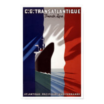 Transatlantique vintage poster posters by Vintagio Transatlantique vintage poster posters