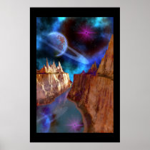 space, art, sun, star, flares, moon, fantasy, fiction, scifi, solar, world, orbit, escape, plasma, clouds, galaxy, system, planet, cosmos, science, stellar, universe, celestial, expanse, rings, nebula, planetary, beach, beautiful, blue, coast, destination, dream, exotic, lagoon, marine, nature, nautical, ocean, sand, Poster with custom graphic design