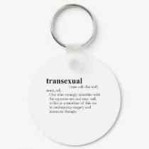 TRANSEXUAL (definition) keychains