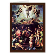 Transfiguration By Raffael (Best Quality) Greeting Cards