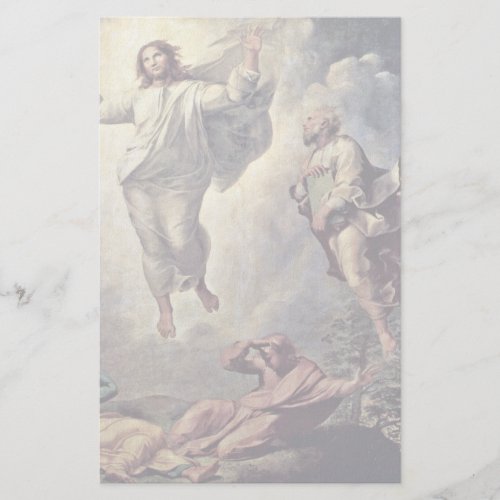 Transfiguration Of Christ Detail By Raffael Custom Stationery