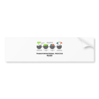 Transformational Process Inside (Enzyme Substrate) bumpersticker