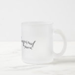 Transformed Custom Frosted Glass Coffee Mug