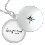 Transformed Custom Round Locket Necklace