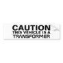 Transformer Bumper Sticker