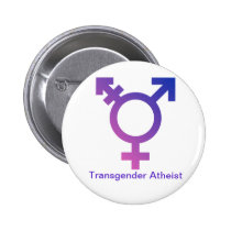 Transgender Atheist button buttons