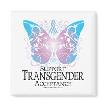 Transgender Butterfly Magnets