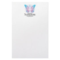 Transgender Butterfly stationery