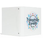 Transgender Equality Lotus 3 Ring Binder