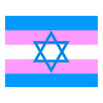 Transgender Jewish Pride Flag posters