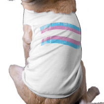 Transgender Pride Banner distressed.png pet clothing