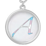 Transgender Pride "Scarlet" Letter A Necklace necklaces
