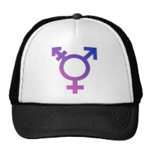 Transgender Symbol Logo Mesh Hat