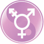Transgender Ying Yang Photo Cut Out