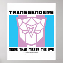 Transgenders More Than Meets The Eye Poster