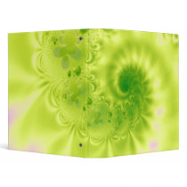 Transience · Fractal Art · Green & Pink Binders