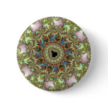 Transit - Fractal Pinback Button