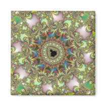 Transit - Fractal Fridge Magnet