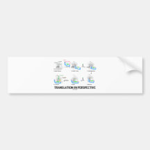Translation In Perspective (tRNA Biology Protein) Bumper Sticker