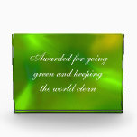 Translucent green awards