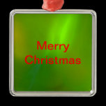 Translucent green ornaments