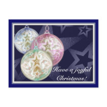 Transluscent baubles! post cards