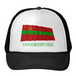 Transnistria Waving Flag with Name Mesh Hats