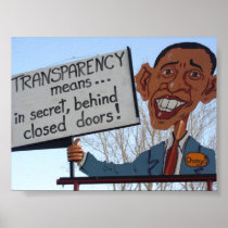 Transparency  means  secret behind closed doors posters