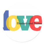 Transparent Love Sticker