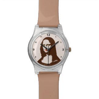 Transparent Pop Art Mona Lisa Watches