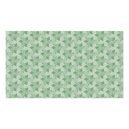 Transparent Tessellation 69 A Lg Any Color Busines Business Cards (back side)