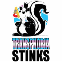 Transphobia Stinks Photo Sculptures