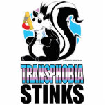 Transphobia Stinks Photo Sculptures