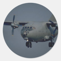 Transport aircraft, Russian Air Force Round Sticker