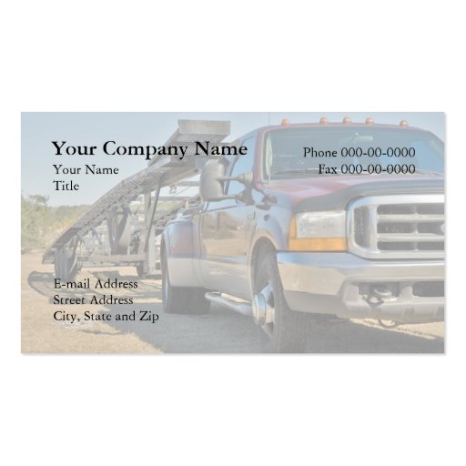 Transport Business Card