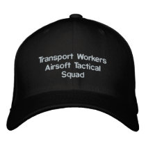 Transport Workers Airsoft Tactical Squad Embroidered Baseball Cap