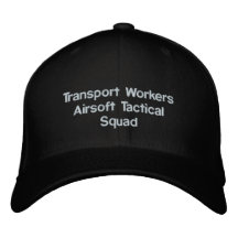 Transport Workers Airsoft Tactical Squad Embroidered Baseball Cap