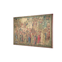 Transportation of the Ark of the Covenant, Tapestr Gallery Wrap Canvas