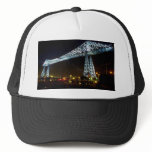 Transporter Bridge at night, Cleveland, Ohio, U.S. hats