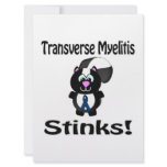 Transverse Myelitis Stinks Skunk Awareness Design Personalized Announcement