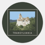 Transylvania Bran Castle Round Sticker