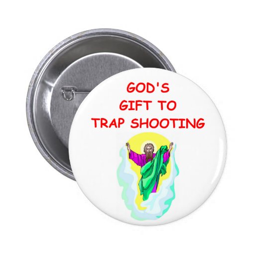 Trap Shooting Buttons and Trap Shooting Pins Zazzle