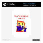 trap shooting decals for iPhone 3