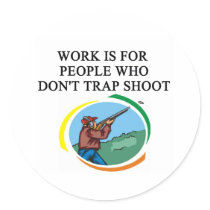 trap shooting design stickers