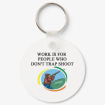 trap shooting fanatoc keychains